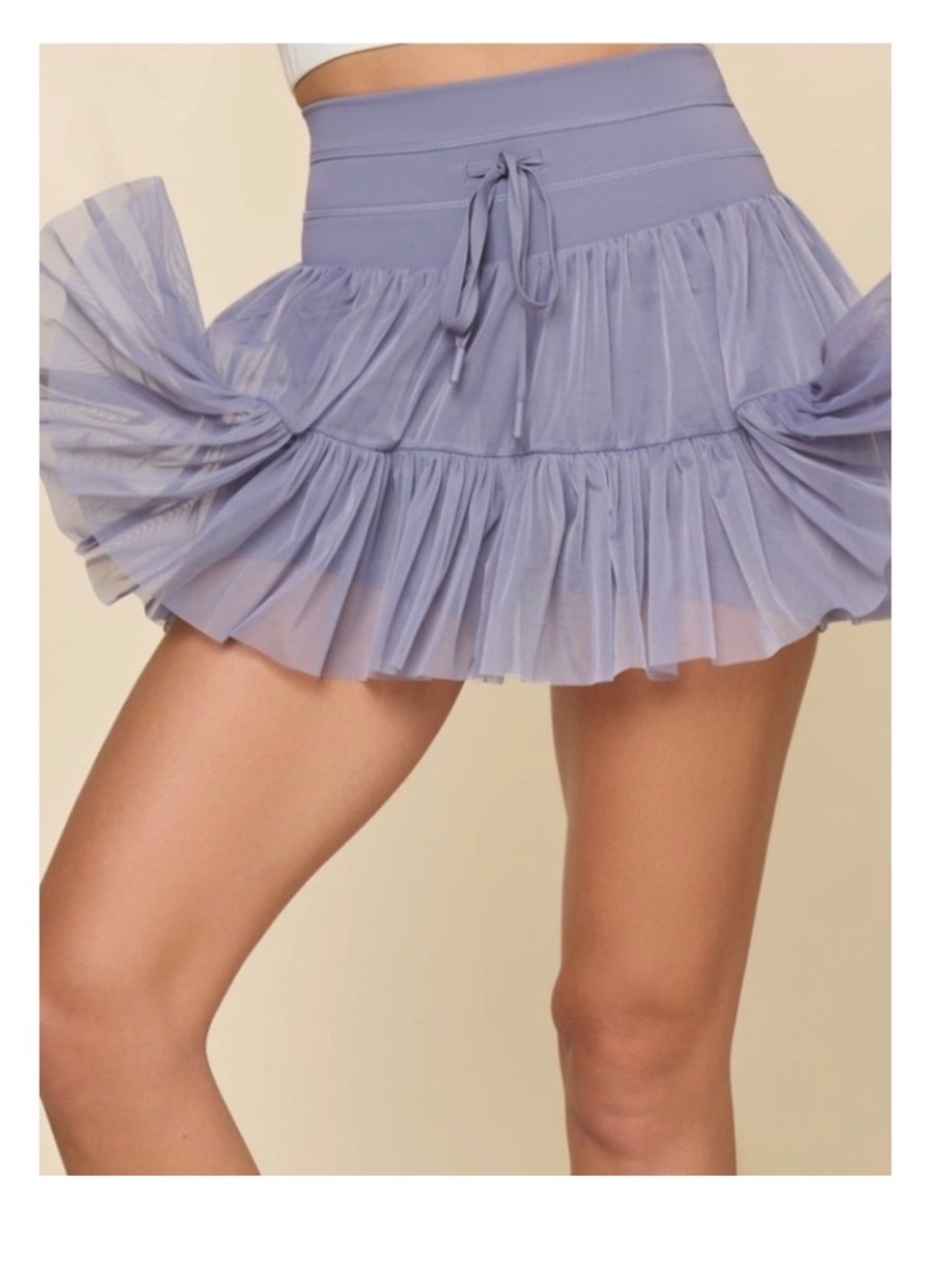 Popflex Tiered Skirt with Built-in Shorts
